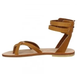 SPARTIATES PHOCEENNES Oriana Cuir Femme Naturel -Magasin De Chaussures De Mode spartiates phoceennes oriana cuir femme naturel 4