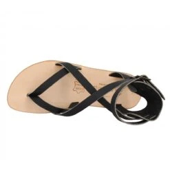 SPARTIATES PHOCEENNES Paros Cuir Femme Noir -Magasin De Chaussures De Mode spartiates phoceennes paros cuir femme noir 5