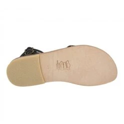 SPARTIATES PHOCEENNES Paros Cuir Femme Noir -Magasin De Chaussures De Mode spartiates phoceennes paros cuir femme noir 6