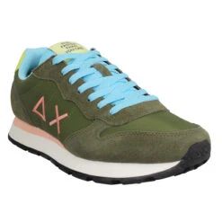 SUN68 Tom For Peace Velours Toile Homme Militaire