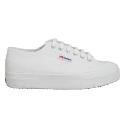 SUPERGA 2740 Platform Toile Femme Blanc -Magasin De Chaussures De Mode superga 2740 platform toile femme blanc 2