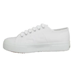 SUPERGA 2740 Platform Toile Femme Blanc -Magasin De Chaussures De Mode superga 2740 platform toile femme blanc 4