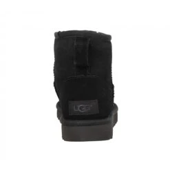 UGG AUSTRALIA Classic Mini Velours Femme Noir -Magasin De Chaussures De Mode ugg australia classic mini velours femme noir 3 1
