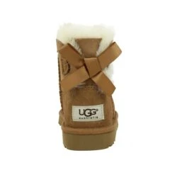 UGG AUSTRALIA Mini Bailey Bow Velours Enfant Chestnut -Magasin De Chaussures De Mode ugg australia mini bailey bow velours enfant chestnut 3