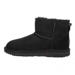 UGG Classic Mini Velours Enfant Noir -Magasin De Chaussures De Mode ugg classic mini velours enfant noir 4