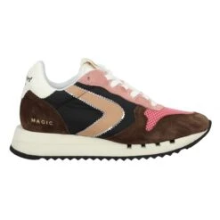 VALSPORT Magic Run Velours Toile Femme Rose Noir -Magasin De Chaussures De Mode valsport magic run velours toile femme rose noir 2