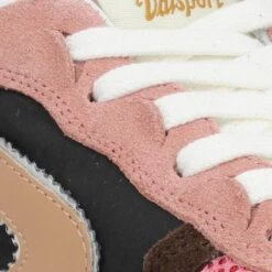 VALSPORT Magic Run Velours Toile Femme Rose Noir -Magasin De Chaussures De Mode valsport magic run velours toile femme rose noir 7