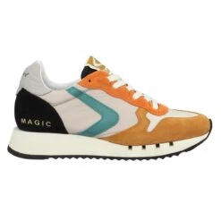 VALSPORT Magic Run Velours Toile Homme Orange Beige -Magasin De Chaussures De Mode valsport magic run velours toile homme orange beige 2