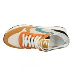 VALSPORT Magic Run Velours Toile Homme Orange Beige -Magasin De Chaussures De Mode valsport magic run velours toile homme orange beige 5