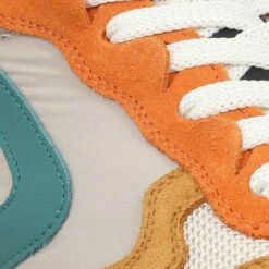 VALSPORT Magic Run Velours Toile Homme Orange Beige -Magasin De Chaussures De Mode valsport magic run velours toile homme orange beige 7