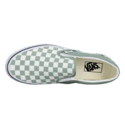 VANS Classic Slip On Color Theory Toile Homme Iceberg Green -Magasin De Chaussures De Mode vans classic slip on color theory toile homme iceberg green 5