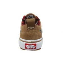 VANS Old Skool MTE Velours Enfant Marron Plaid -Magasin De Chaussures De Mode vans old skool mte velours enfant marron plaid 3