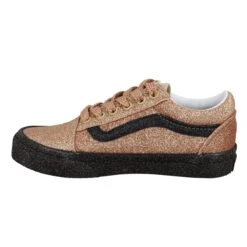 VANS Old Skool Party Glitter Enfant Noir Or -Magasin De Chaussures De Mode vans old skool party glitter enfant noir or 4