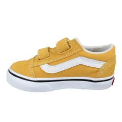 VANS Old Skool V Velours Toile Enfant Golden -Magasin De Chaussures De Mode vans old skool v velours toile enfant golden 4