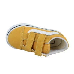 VANS Old Skool V Velours Toile Enfant Golden -Magasin De Chaussures De Mode vans old skool v velours toile enfant golden 5