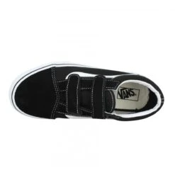 VANS Old Skool V Velours Toile Enfant Noir -Magasin De Chaussures De Mode vans old skool v velours toile enfant noir 5