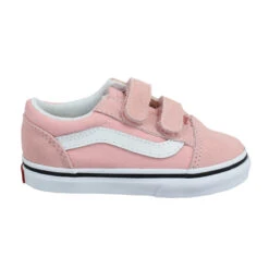 VANS Old Skool V Velours Toile Enfant Pink -Magasin De Chaussures De Mode vans old skool v velours toile enfant pink 2