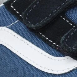 VANS Old Skool Velours Toile Enfant Navy -Magasin De Chaussures De Mode vans old skool velours toile enfant navy 7