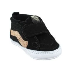 VANS SK8 Hi Crib Party Glitter Enfant Noir Or