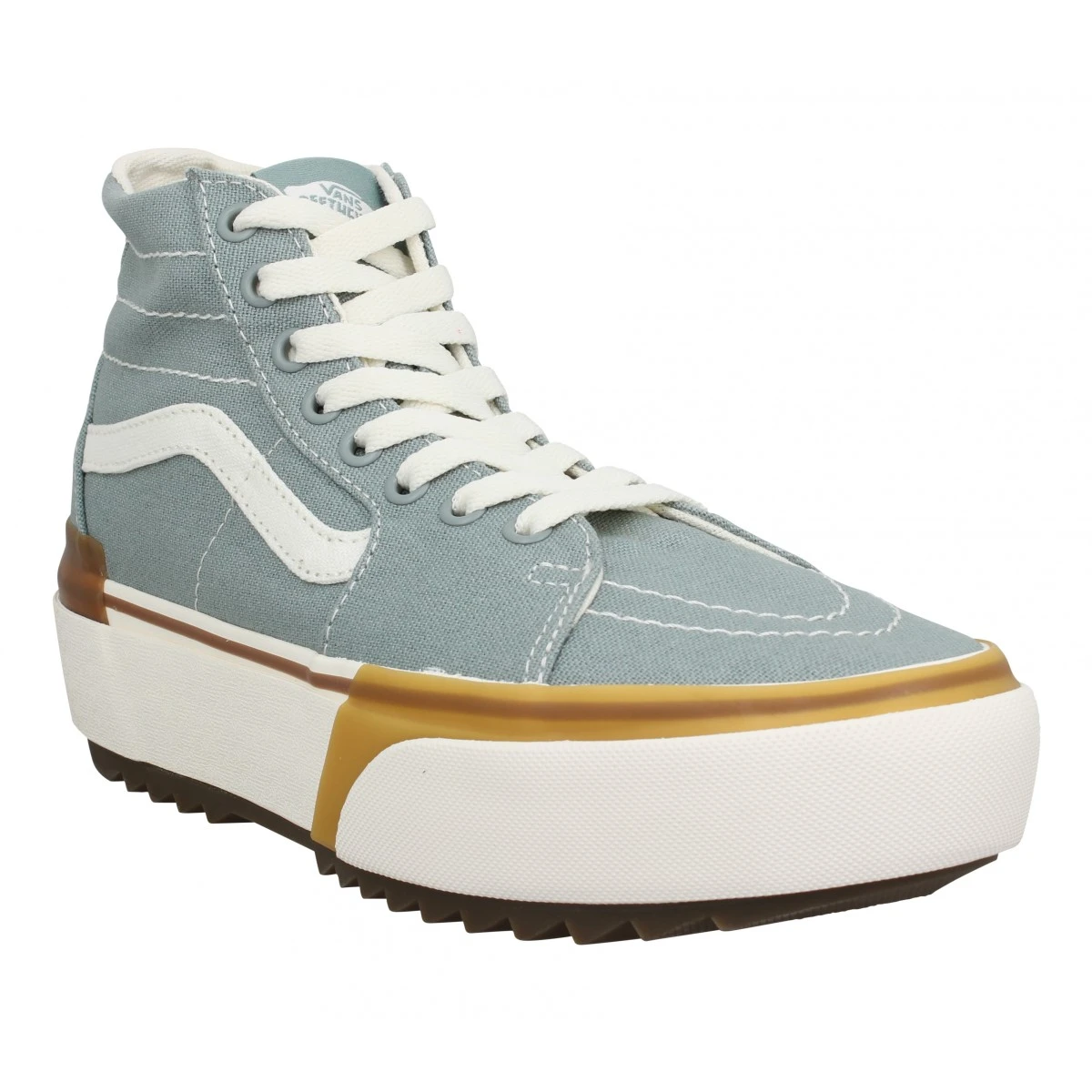 VANS SK8 Hi Tapered Toile Femme Green Milieu 3 VANS SK8 Hi Tapered Toile Femme Green Milieu