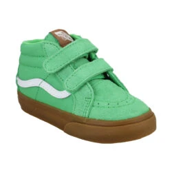 VANS SK8 Mid V Reissue Velours Toile Enfant Green