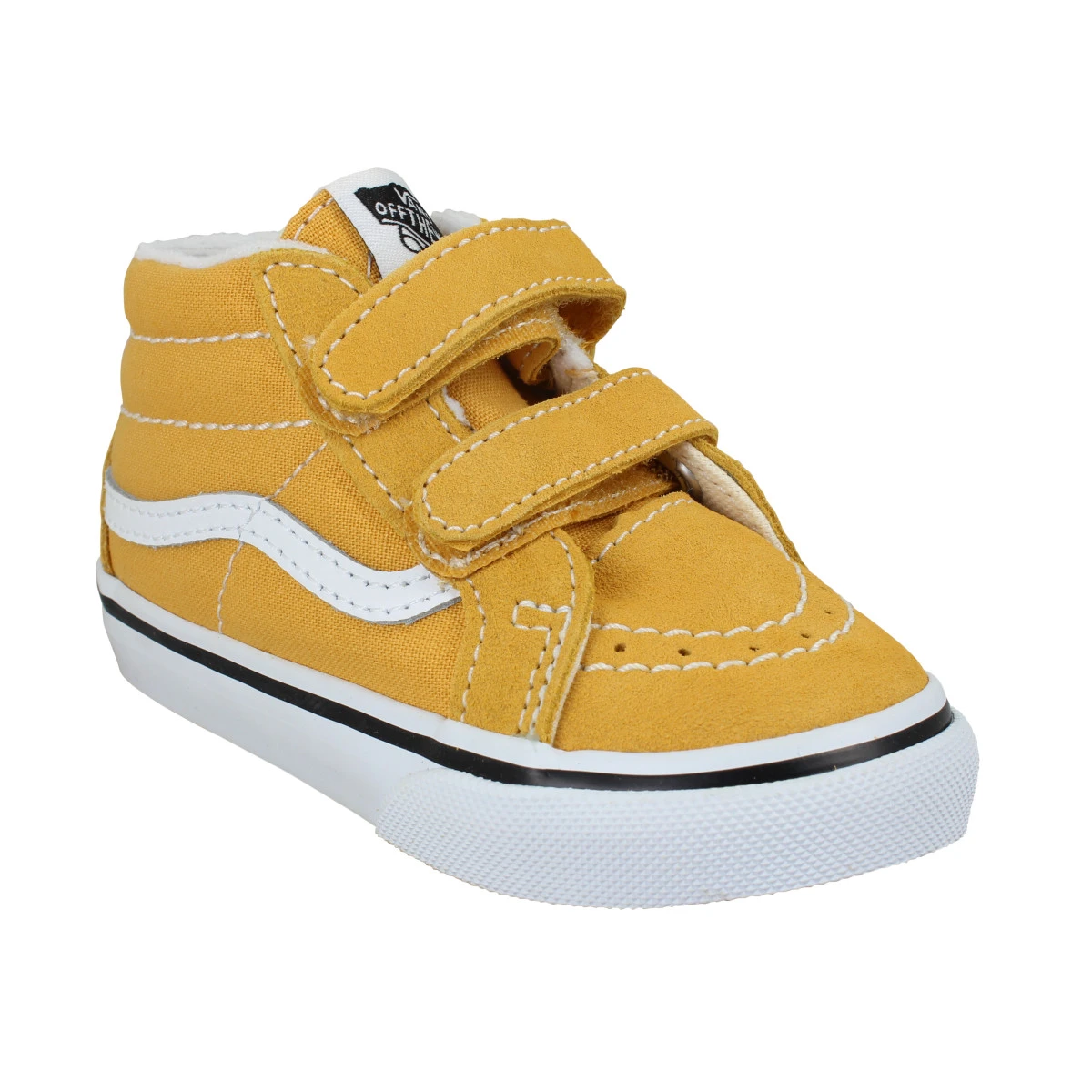 VANS SK8 Mid V Velours Toile Enfant Golden 3 VANS SK8 Mid V Velours Toile Enfant Golden