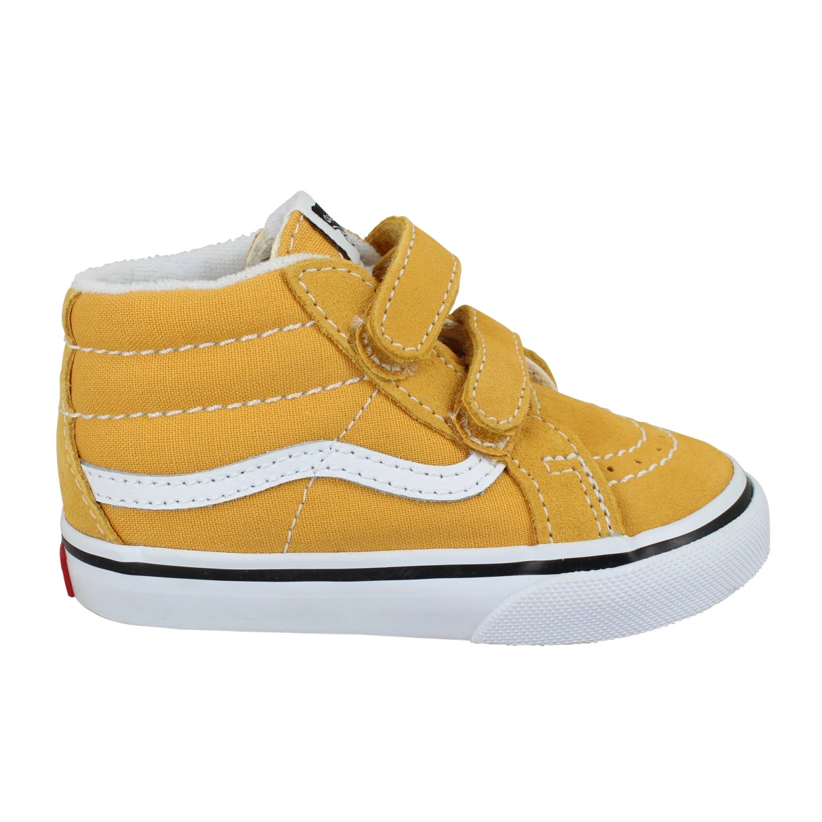 VANS SK8 Mid V Velours Toile Enfant Golden 4 VANS SK8 Mid V Velours Toile Enfant Golden â Image 2